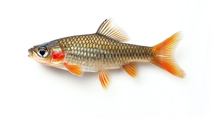 Fototapeta premium Hampala barb on White background