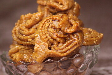 Moroccan Sweet Pastry Chebakia or Shebakia