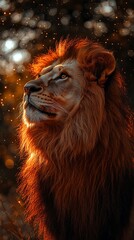Image Majestic Lion The King