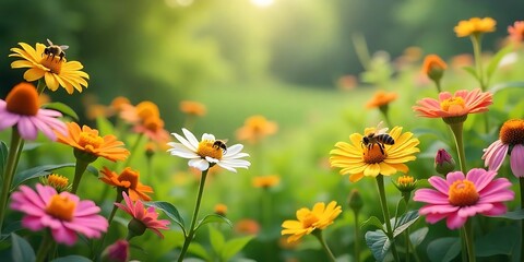 Enchanting Floral Wonderland &ndash; Beautiful Flower Wallpaper Background