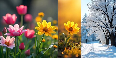 Enchanting Floral Wonderland &ndash; Beautiful Flower Wallpaper Background