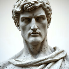 Obraz premium Close -up stone sculpture of men