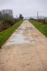 road in the countryside