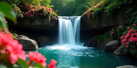 Enchanting Floral Wonderland &ndash; Beautiful Flower Wallpaper Background