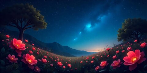 Enchanting Floral Wonderland &ndash; Beautiful Flower Wallpaper Background