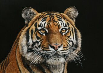 Fototapeta premium Tiger front view 