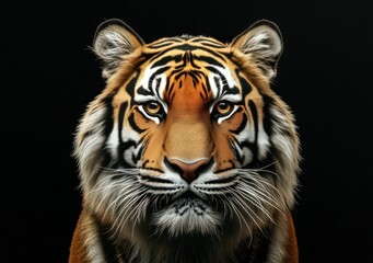 Tiger  front view  