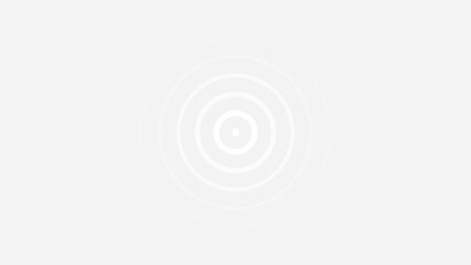 White color radio circle wave background illustration.