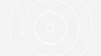 White color circle wave background motion illustration 4k.