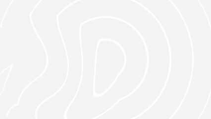 White color circle wave background motion illustration 4k.