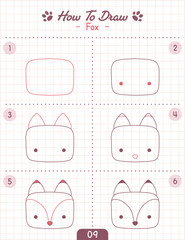 How to Draw Doodle Animal, Cartoon Character Step by Step Drawing Tutorial.