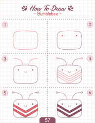 How to Draw Doodle Animal, Cartoon Character Step by Step Drawing Tutorial.