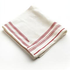 Generic Picnic Napkin View Stripe Fabric Month Background.