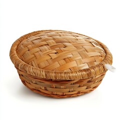 Holiday Decor Harvest Basket Scene Woven Hinge Thanksgiving