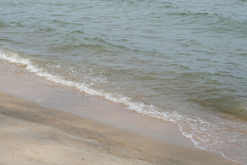 Sandy beach and sea for background