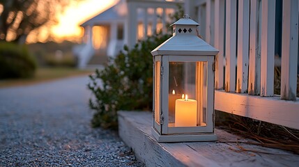 Sunset Lantern Home Serenity