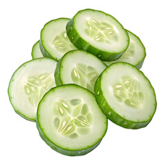 slices of cucumber