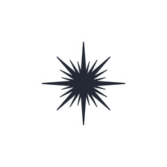 Fototapeta premium star icon logo vector illustration. star symbol template for graphic and web design collection