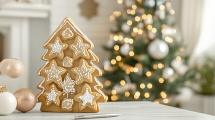 A Gingerbread Christmas Tree: Festive Holiday Treat