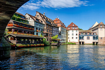 The city of Strasbourg by a nice sunny day