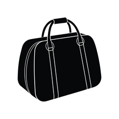 carry on bag silhouette art