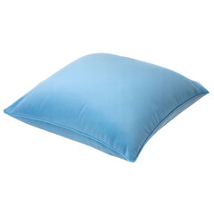 Blue pillow isolated on transparent background. Png