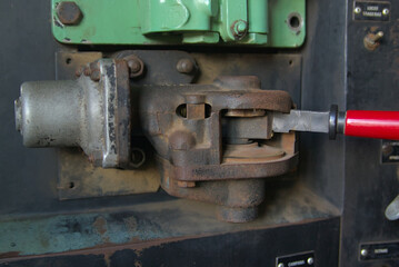 old industrial machine