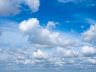 blue sky with clouds