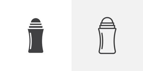 Deodorant Icon set. vectors for apps and website designs