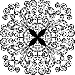 Decorative Radial Ornament