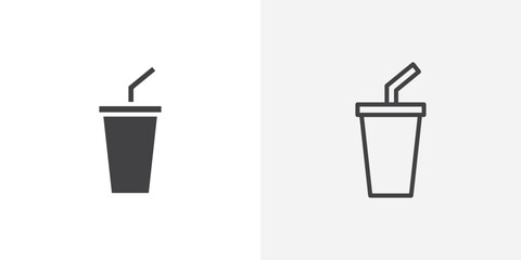 Drink Icon set. vectors for apps and website designs