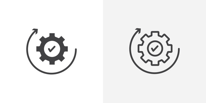 Efficiency Icon set. vectors for apps and website designs