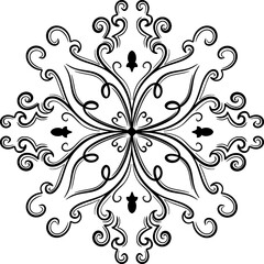Decorative Radial Ornament