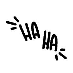 ha ha action png doodle handwrite cartoon kid element
