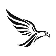 Obraz premium Vector Eagle Logo, Perfect for Branding and Emblems