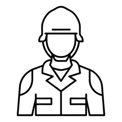 Army Soldier Line Art Drawing