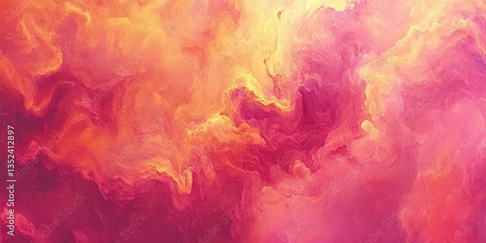 Poster abstract pink and orange swirling texture background design for website or print