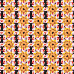 Fototapeta premium abstract floral seamless geometric pattern mandala background wallpaper
