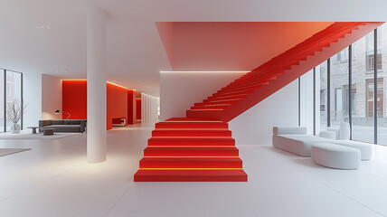 red carpet in a corridor