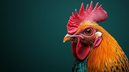close up of a rooster