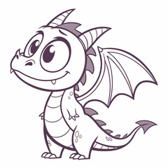 cute dragon logo