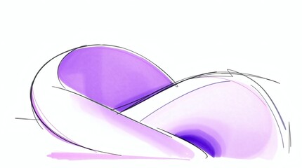 purple heart shaped Abstract Purple Design