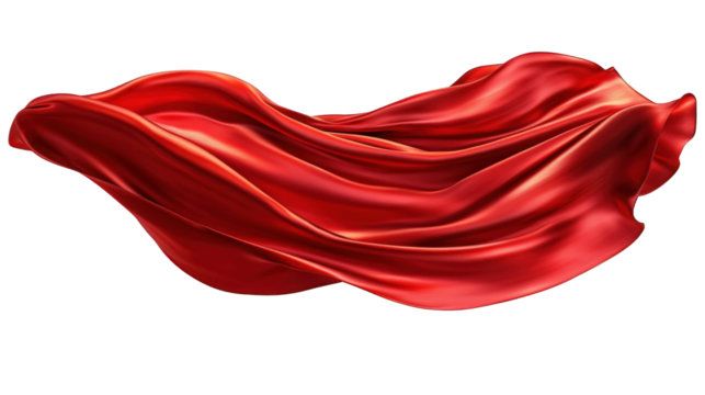 red satin cloth