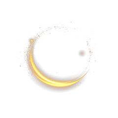 A modern illustration of circle halo lens flare effects for overlay designs, featuring glowing rings, vortex patterns, and circular bright flares with sparkling details.