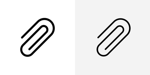 Clip vector icon symbol. illustration sign collection.