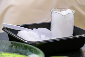 Sodium bicarbonate, sodium bicarbonate, E500b, NaHCO 3 – an inorganic chemical compound from the group of bicarbonates.