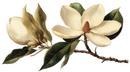 Beautiful Magnolia Flowers in Bloom