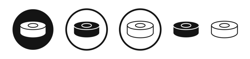 Drum steelpan icon set. vector icons for apps and website ui design