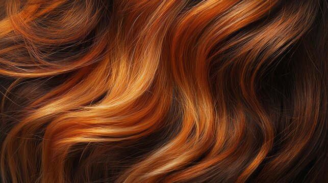 A woman with long, curly brown hair