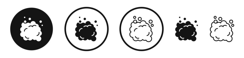 Foam icon set. vector icons for apps and website ui design